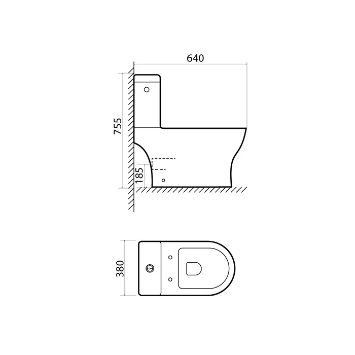 Унитаз напольный IDDIS Drum безободковый DRU2DSEi24
