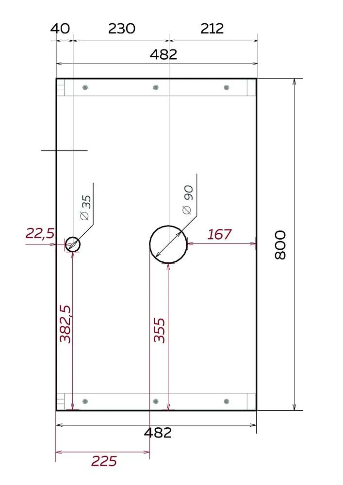 Столешница ГРАНЖ ЛОФТ/GRUNGE LOFT 80 дуб вотан