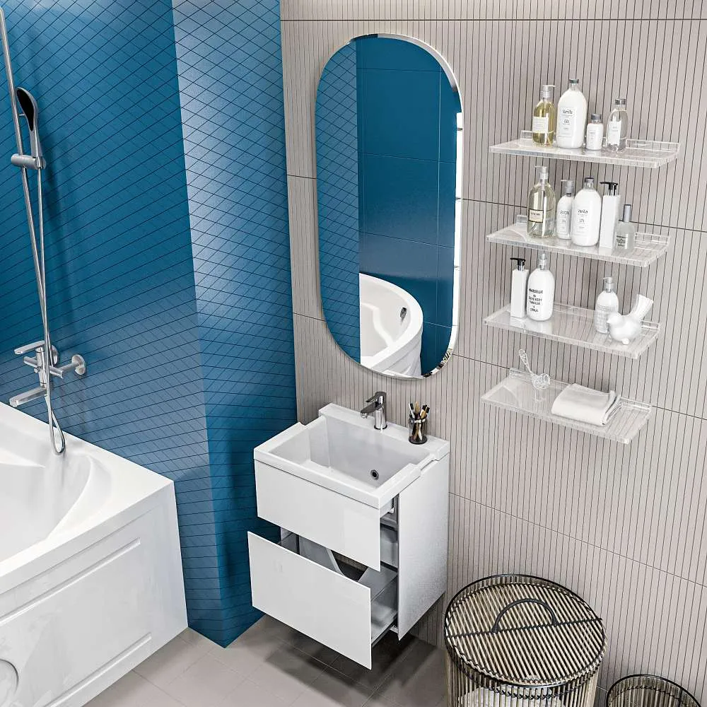 Тумба с раковиной МОДУЛЬ М/Bumble 60П 1я