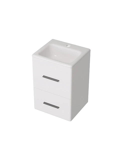 Тумба с раковиной МИНИМИ 40П (400x590x350) 2я белый