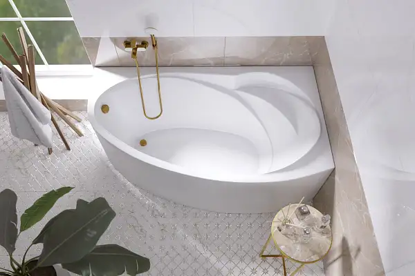 Ванна ДЖУЛИАННА/JULIANNA 1500х900 R МГ