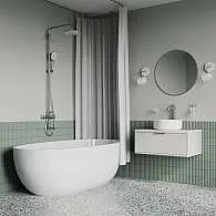 Cмеситель для раковины IDDIS Aiger высокий хром матовый AIGBC01i01