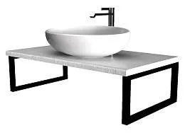 Столешница GRUNGE LOFT 90 Бетон светлый