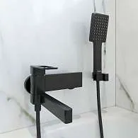 Смеситель для ванны IDDIS Слайд черный SLIBL00i02