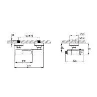 Смеситель для ванны IDDIS Слайд черный SLIBL00i02WA (без душ. аксессуаров)
