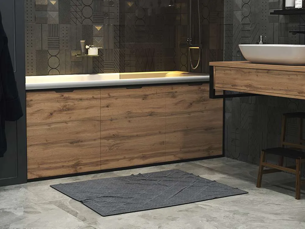 Экран для ванны ГРАНЖ ЛОФТ/GRUNGE LOFT 1600 Дуб Крафт золотой
