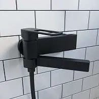 Смеситель для ванны IDDIS Слайд черный SLIBL00i02WA (без душ. аксессуаров)