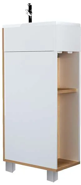 Тумба с раковиной Laura 40Н 1д. Дуб Сонома L