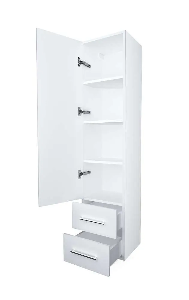 Пенал Соната 35П 1д.2в.я. белый глянец R