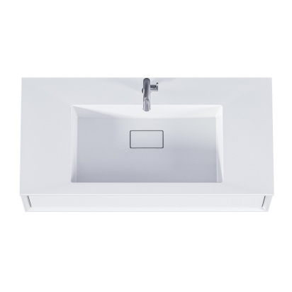 Тумба Milacco 100П (994х300х476) 1я белый (низ)