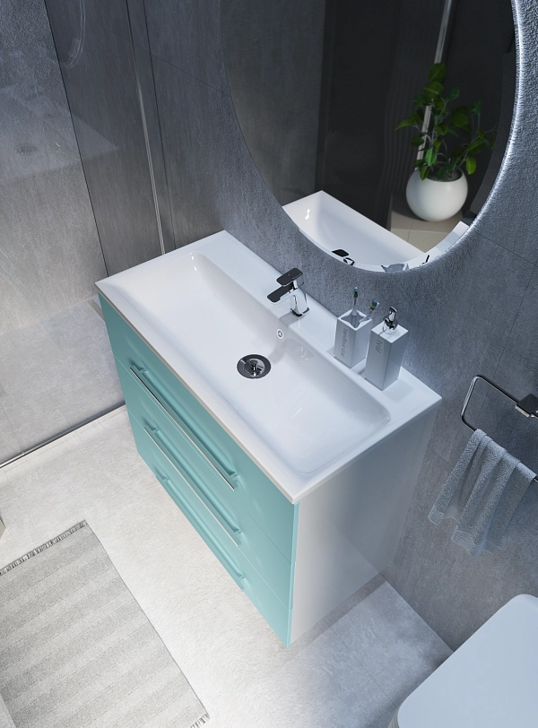 Раковина MIX 100 Polytitan