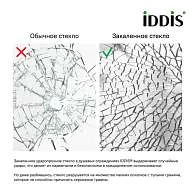 Душевая дверь IDDIS Ray распашная 890-915х1950 RAY6CP9i69