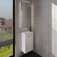 Зеркало Shape Strict (500х1000х30) прямоугольник черный К01 LED датчик