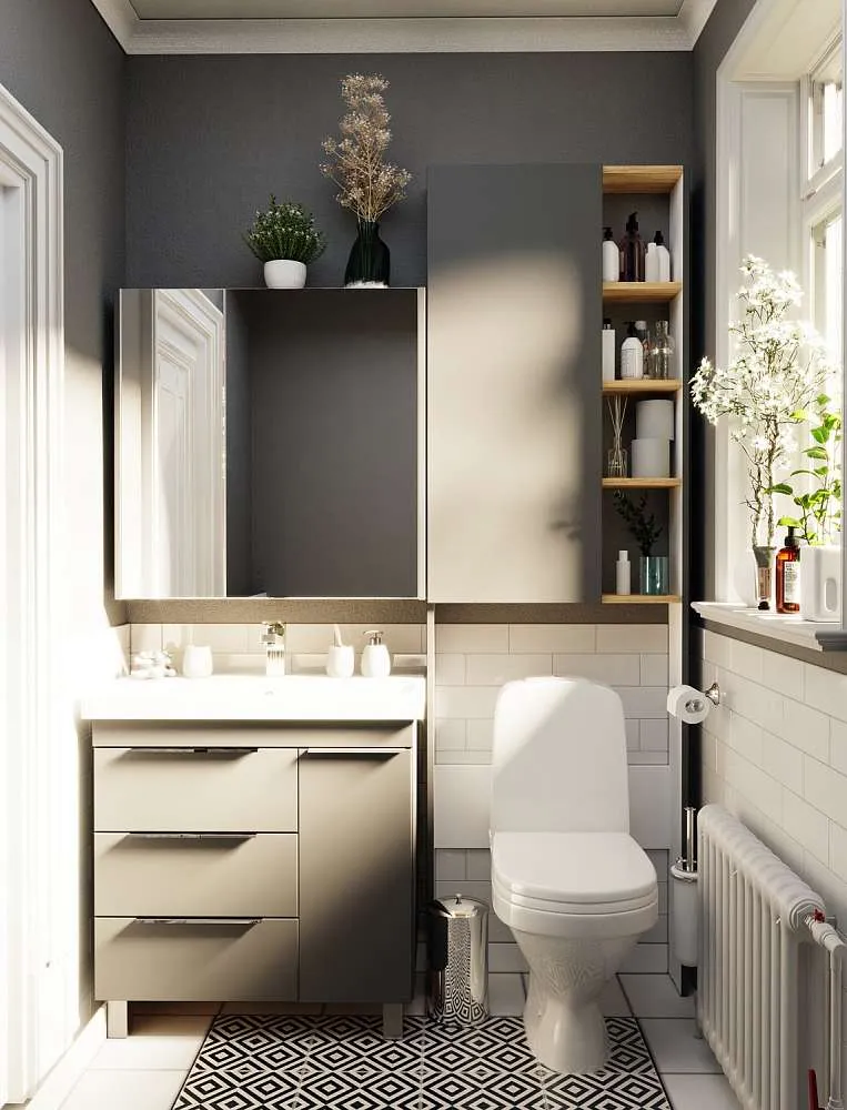 Шкаф ГАУЛА/Gaula 60Н 1д.черный