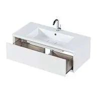 Тумба под раковину МИЛАККО/Milacco 100П (994х300х476) 1я белый (верх)