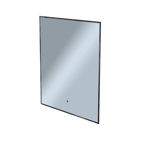 Зеркало Shape Strict (600х800х30) прямоугольник черный К01 LED датчик