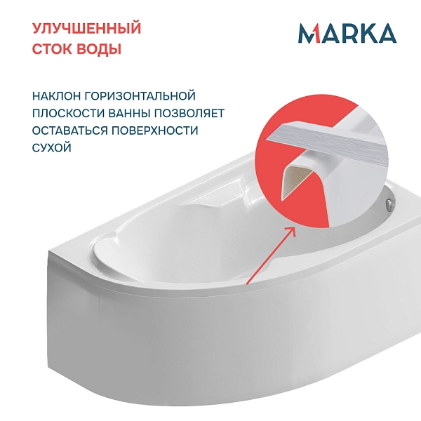 Ванна "DIANA" 170x90 R Комплект Премиум