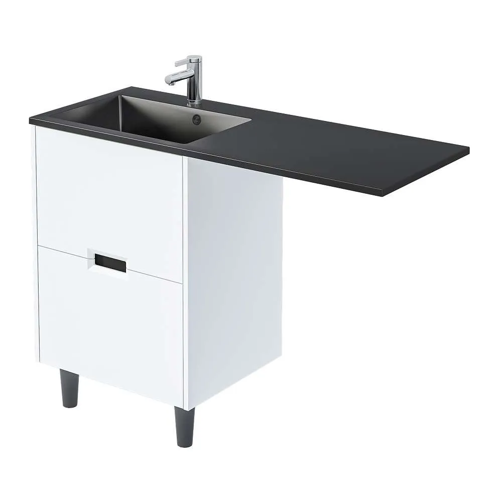 Тумба КЛЭР/Maid 58Н(120) (580х890х475) 2я белый