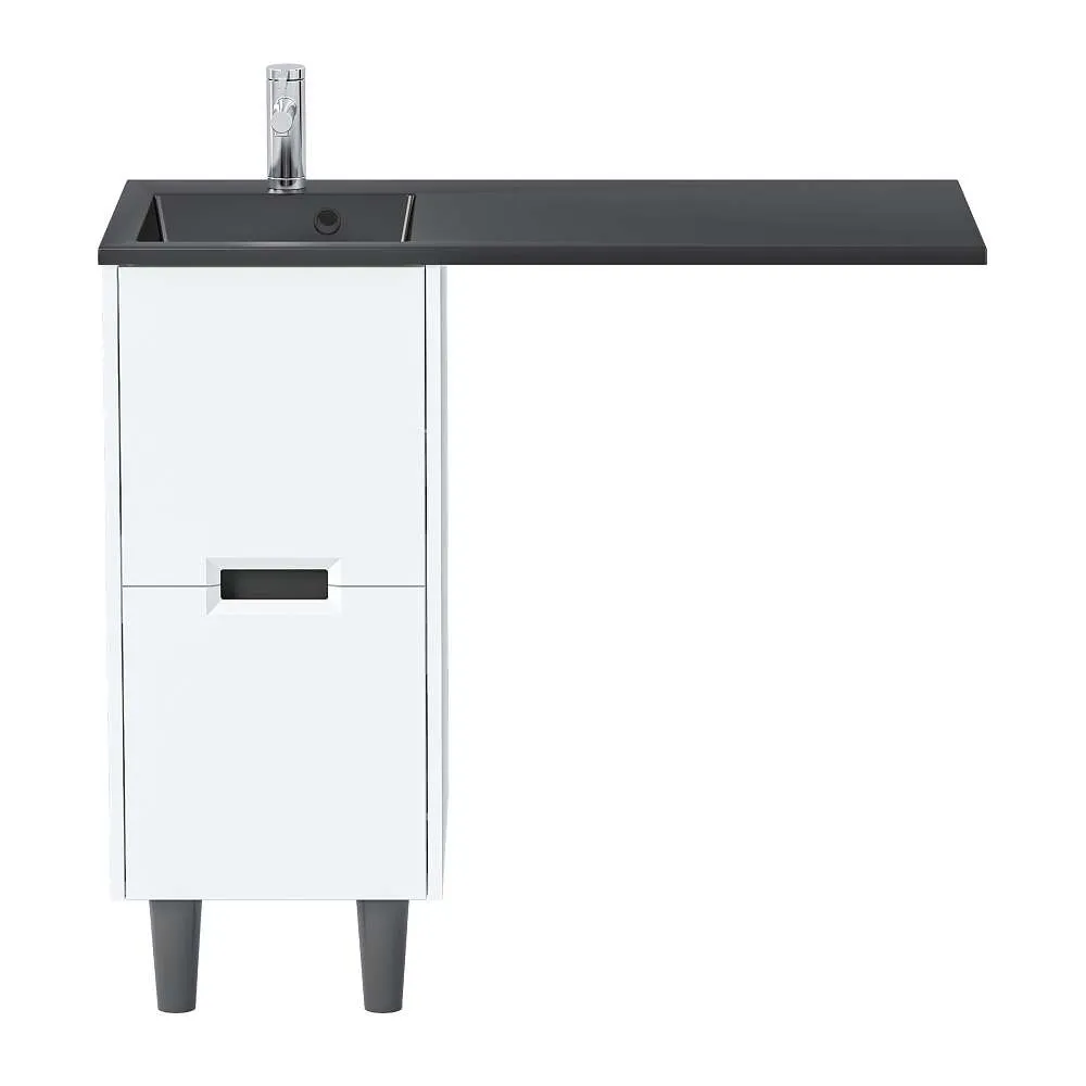 Тумба КЛЭР/Maid 38Н(100) (380х890х475) 2я белый