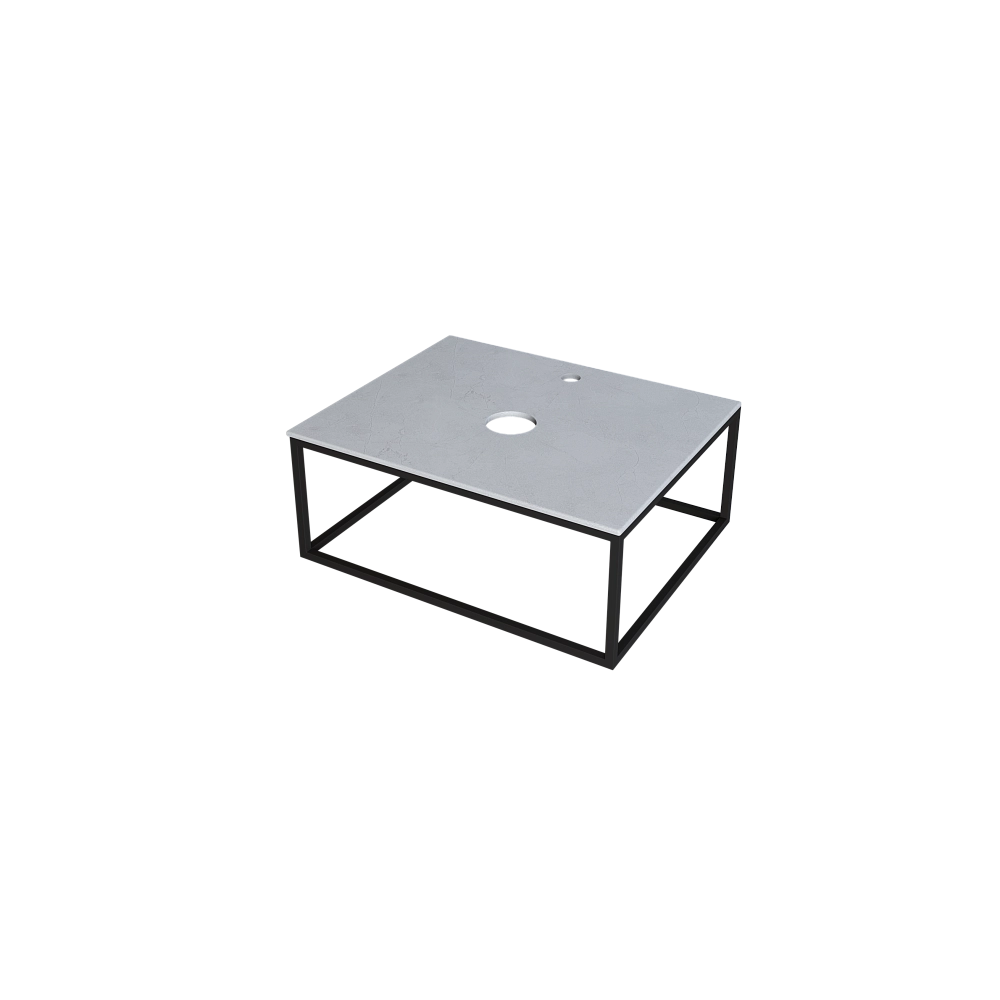 Столешница из керамогранита ЛОФТ/LOFT 80, светло-серый МА01 Nat