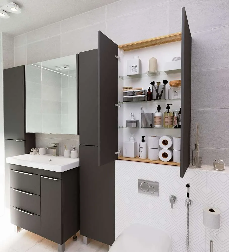 Шкаф ГАУЛА/Gaula 60П 2д.черный