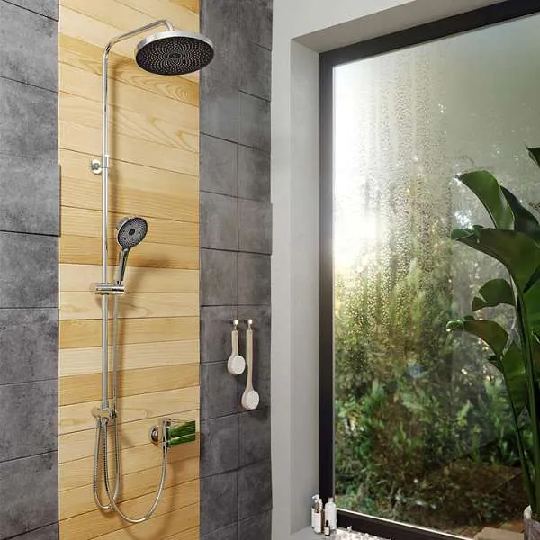 Душевой гарнитур с верхней лейкой IDDIS SpaHome кнопка SPA3F0Ci76