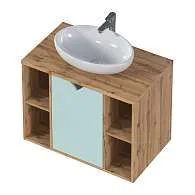 Тумба Delta 80П 1Д Мята софт