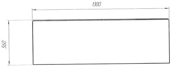 Панель ФЛЭТ/FLAT 1300 фронт