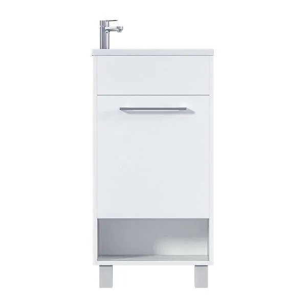 Тумба с раковиной Lira 40Н 1д. Белый глянец L