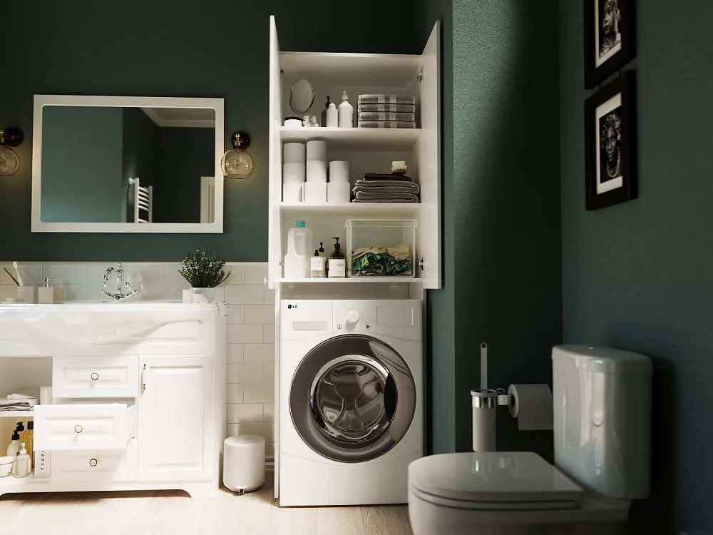 Шкаф ЭЛЕГАНТ КЛАССИК/Wall Classic 67 2д. белый глянец