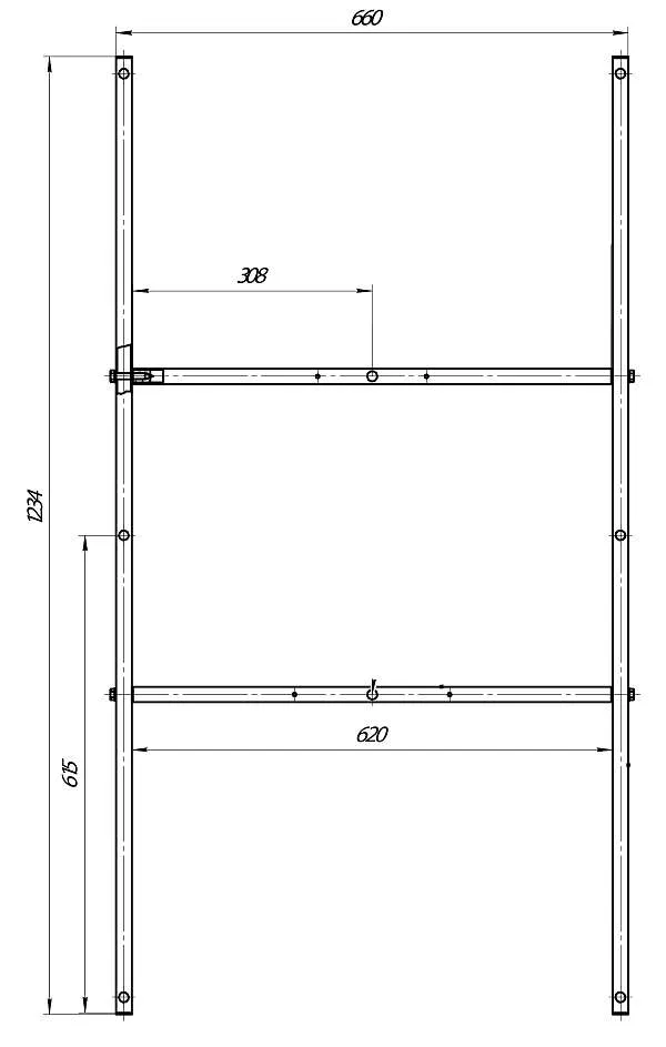 Рама разборная ПУ 1300х700