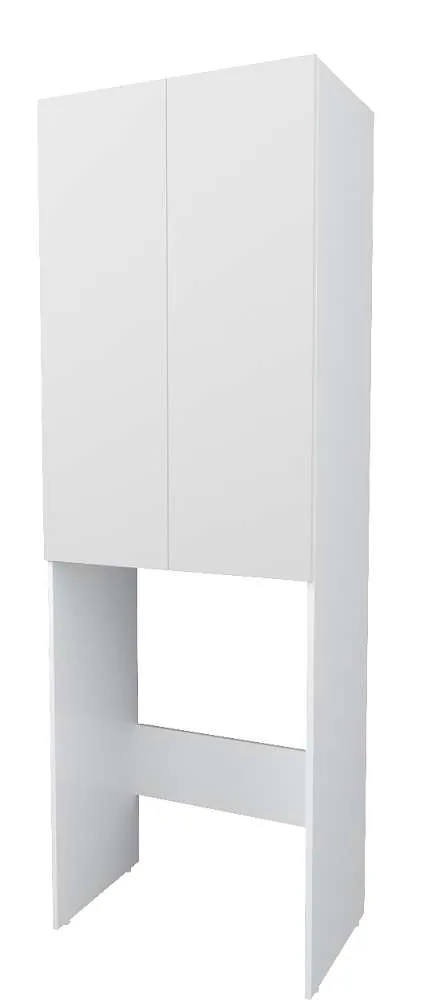 Шкаф ЭЛЕГАНТ/Wall 67 2д белый глянец