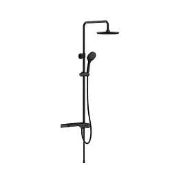 Душевой гарнитур с верхней лейкой IDDIS Ray черный матовый RAYMS3Fi76