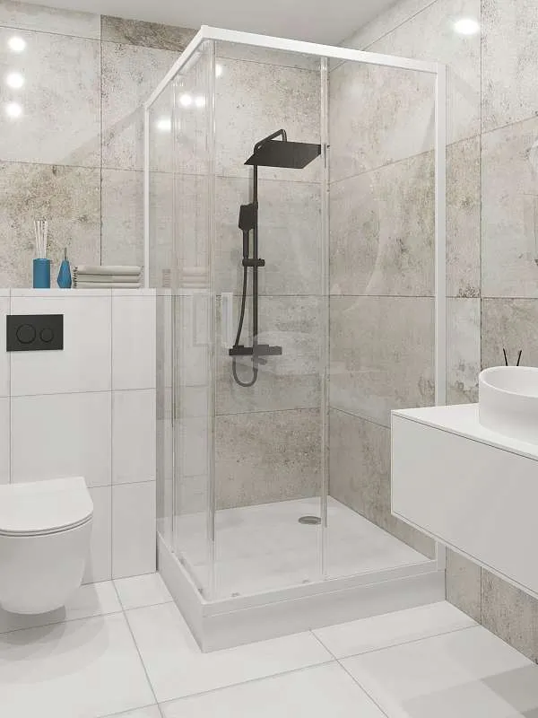 Поддон "Quadro" квадр.100*100 комплект