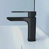 Смеситель для раковины IDDIS Slide черный SLIBL00i01