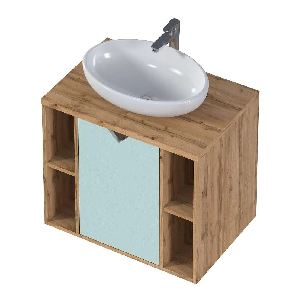 Тумба ДЕЛЬТА/Delta 70П 1Д Мята софт