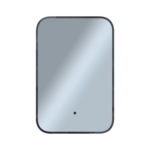 Зеркало Shape Soft (400х600х30) прямоугольник черный К01 LED датчик