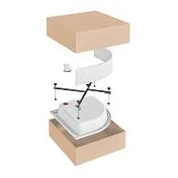 Поддон  ВОЛЬТА/VOLTA 900х900 высокий сектор комплект Премиум