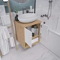 Тумба ЭКОНОМ/ECOnomical 50П 2Д белый