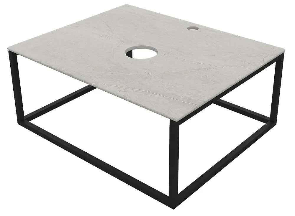 Столешница из керамогранита ЛОФТ/LOFT 60, светло-серый МА01 Nat