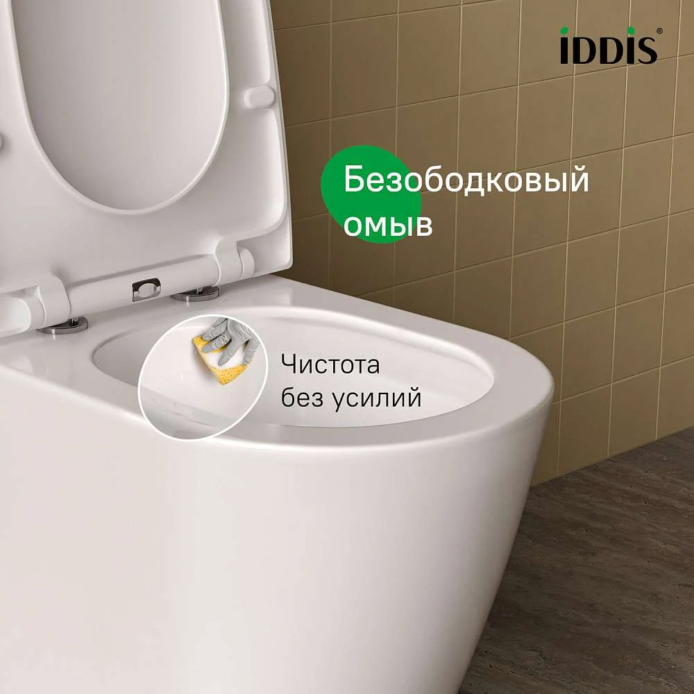 Унитаз напольный IDDIS Слайд смыв торнадо SLIRDSEi24
