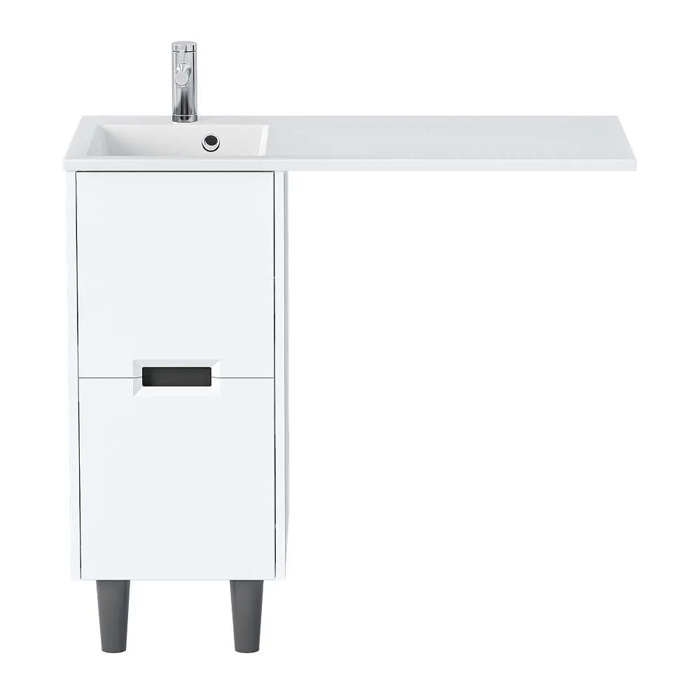 Тумба КЛЭР/Maid 38Н(100) (380х890х475) 2я белый