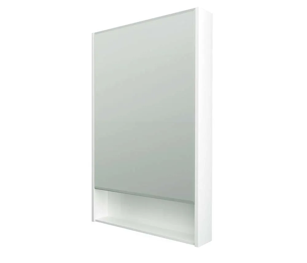 Зеркало-шкаф Mira 60 Белый глянец