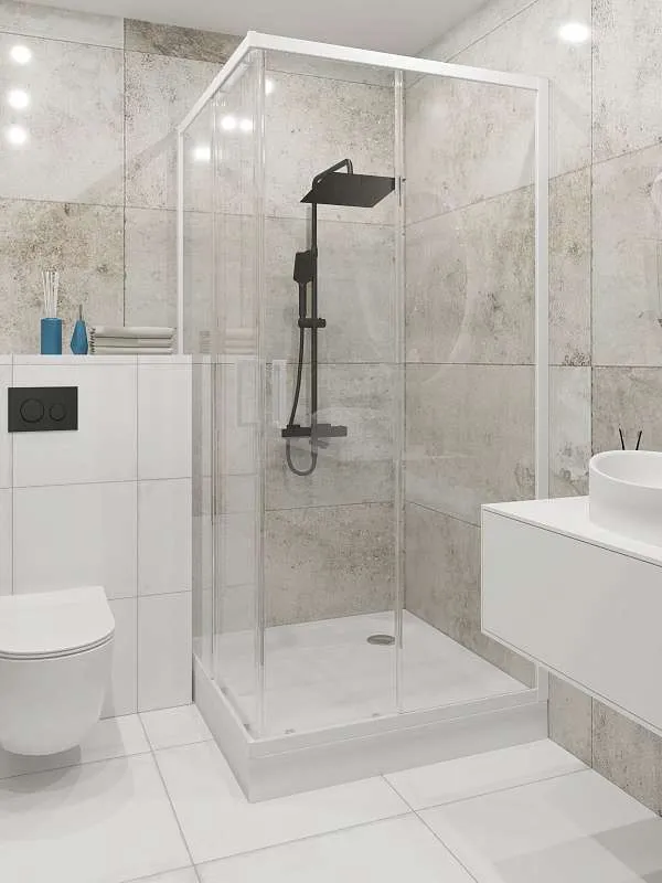 Поддон "Quadro" квадр.100*100 комплект