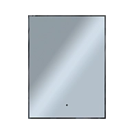 Зеркало Shape Strict (600х800х30) прямоугольник черный К01 LED датчик