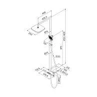 Душевая система IDDIS SpaHome с тропическим душем, черный матовый, SPHBLTKi06