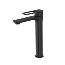 Смеситель для раковины IDDIS Slide высокий черный SLIBL01i01