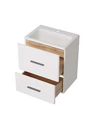 Тумба с раковиной МИНИМИ 50П (500x590x350) 2я белый