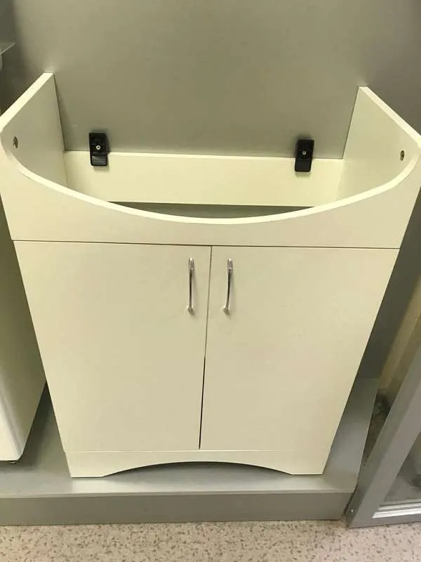 Тумба Уют 60Н 2д. Белая