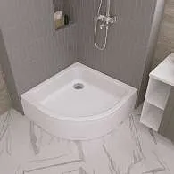 Поддон  ВОЛЬТА/VOLTA 900х900 высокий сектор комплект Премиум